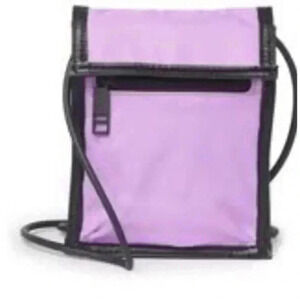 Most Wanted USA Nylon Crossbody Purple Lined Sport Bag NEW